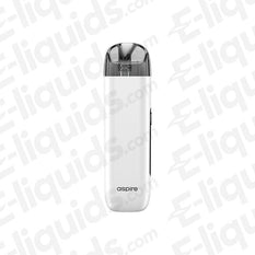 Aspire Minican 3 Pro Pod Kit in white, featuring auto-draw, OLED display, and versatile coil for e-liquids.