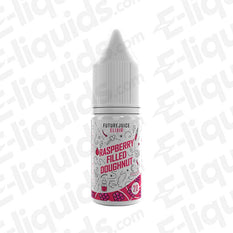 Raspberry Filled Doughnut Nic Salt E-liquid by Future Juice in a 20mg bottle for vaping.