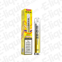S K E Bar 600 Banana Ice 20 MG Vape Pod Kit