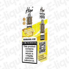 Higo Krystal Max Banana Ice 20mg Prefilled Pods