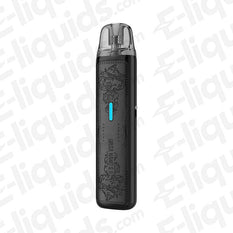 Lost Vape Ursa Nano S 2 Vape Pod Kit in stylish black leather design, perfect for both beginners and experienced vapers.