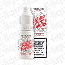 Future Juice Blackberry Raspberry Strawberry 10mg Nic Salt E-liquid