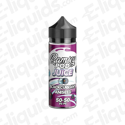 Ramsey E-Liquids Ramsey Pod Juice 100ml Shortfill Blackcurrant Aniseed