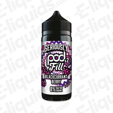 Doozy Vape Co Seriously Pod Fill 2 Blackcurrant Berry 100ml Shortfill E-liquid