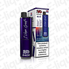 IVG 2400 4-in-1 Rechargeable Prefilled Pod Kit Blackcurrant Edition