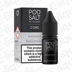 Pod Salt Core Blackjack 20mg Nic Salt E-liquid