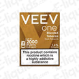 VEEV One Blended Tobacco 20mg Prefilled Pods