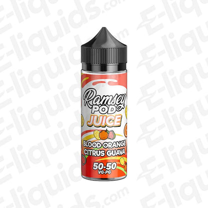 Ramsey E-Liquids Ramsey Pod Juice 100ml Shortfill Blood Orange Citrus Guava