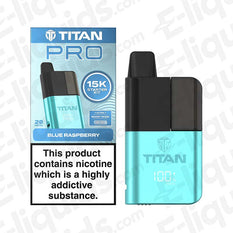 Titan Pro Blue Raspberry 20mg Prefilled Pod Kit