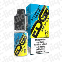 EDGE Bar Salts Blue Raspberry Lemonade 10mg Nic Salt E-liquid