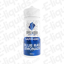 Crystalized Sapphire Blue Raspberry Lemonade 100ml Shortfill E-liquid
