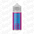 Pod Salt Nexus Blue Razz Cherry Blast Shortfill E-liquid 100ml bottle with vibrant design.