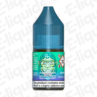 Blue Razz Cherry RandM 7000 Nic Salt E-liquid by Fumot in a blue bottle, ideal for MTL vaping.