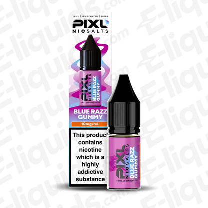 PIXL Nic Salt Vape Juice Blue Razz Gummy