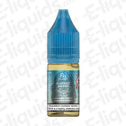 Blue Razz Ice Pop RandM Nic Salt E-liquid by Fumot in a 10ml bottle, featuring a blue cap and icy blue raspberry flavor.