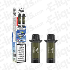Higo Krystal Pro 20mg Prefilled Pods Blue Razz Lemonade