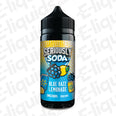 Blue Razz Lemonade Seriously Soda E-liquid bottle by Doozy Vape Co, featuring blueberry and lemonade design, 100ml shortfill size