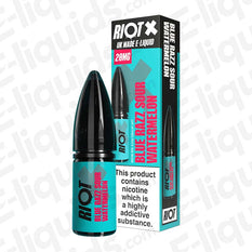 Riot X Blue Razz Sour Watermelon Nic Salt E-liquid