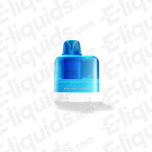 HULA Blue Sour Raspberry Prefilled Pod, blue vape pod for MTL vaping, 2ml capacity, tangy raspberry flavor.