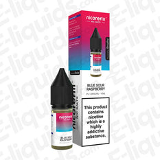 Nicorefill Nic Salts Blue Sour Raspberry 20mg Nic Salt E-liquid