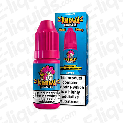 Kurwa Blueberry Blue Sour Raspberry 20mg Nic Salt E-liquid