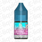 Blueberry Cherry Cranberry RandM 7000 Nic Salt E-liquid by Fumot in a blue bottle, 10mg and 20mg nicotine options.