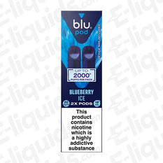 Blu Bar Pod 20mg Prefilled Pods Blueberry Ice