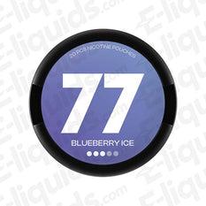 77 Medium Blueberry Ice 10mg Nicotine Pouches