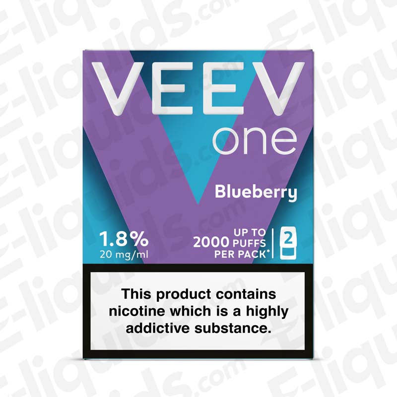 VEEV One Blueberry Prefilled Pod 2-Pack | Deep Berry VEEV One Blueberry Prefilled Pod 2-Pack | Deep Berry