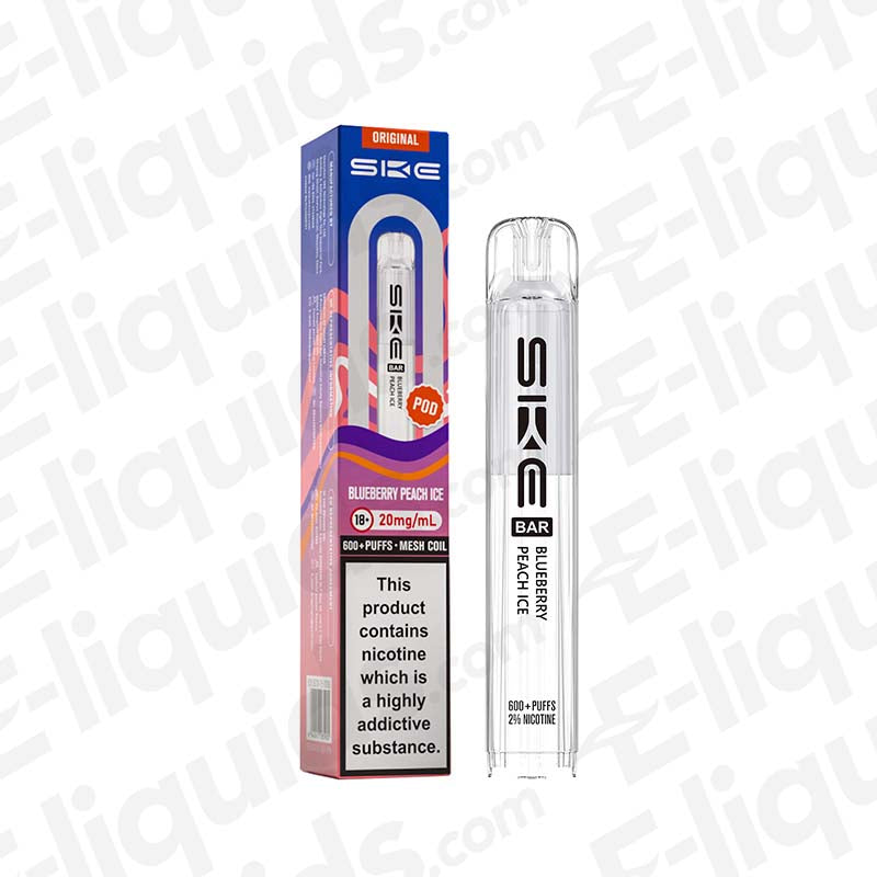 SKE Bar 600 Blueberry Peach Ice Prefilled Pod
