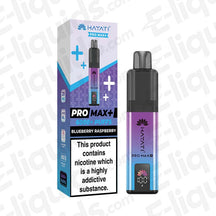 Hayati Pro Max 6K Blueberry Raspberry Prefilled Pod Kit with fast charge and smart display features