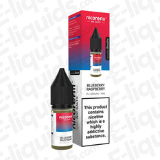 Nicorefill Nic Salts Blueberry Raspberry 20mg Nic Salt E-liquid