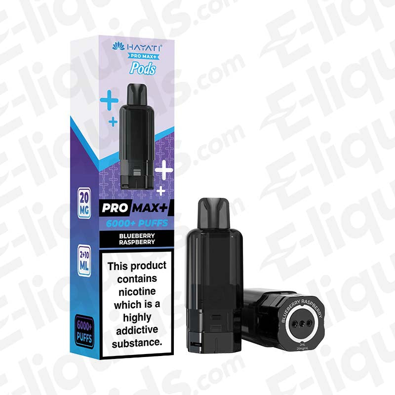 hayati pro max pods blueberry raspberry Hayati Pro Max Plus Strawberry Raspberry Blueberry main image 1