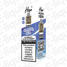 Higo Krystal Max Blueberry Sour Raspberry 20mg Prefilled Pods