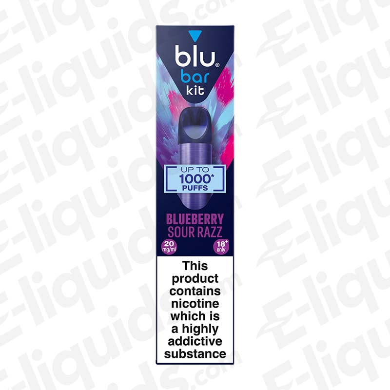 Blu Bar Blu Box Blueberry Sour Razz Prefilled Pod | 20mg Blu Bar Blu Box Blueberry Sour Razz Prefilled Pod | 20mg