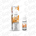 Bru Ice Nic Salt E-liquid by Hayati Pro Max in 10ml bottle with zesty orange and vanilla flavor.