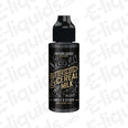 Butterscotch Cereal Milk Nic Salt E-liquid by Future Juice in a sleek black bottle, showcasing sweet and creamy flavor.