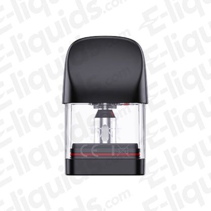 Uwell Caliburn G3 Replacement Pod with 0.6 Ohm Mesh Coil for MTL Vaping, 2ml Capacity, Side Filling, shown upright.