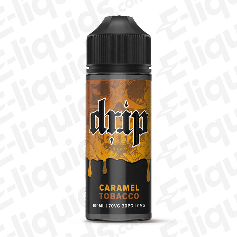 Drip Caramel Tobacco 100ml Shortfill Vape Juice | Rich Blend Drip Caramel Tobacco 100ml Shortfill Vape Juice | Rich Blend