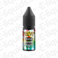 Caribbean Crushed Ice Nic Salt E-liquid by Smash Salts 6500 in a 10ml bottle, featuring tropical fruit flavors with a cool finish.