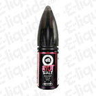 Cherry Cola Hybrid Salt E-liquid by Riot Squad in a 10ml bottle, featuring bold cherry and cola flavors, 5mg nicotine strength.