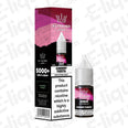 Cherry Fiesta 5000+ Nic Salt E-liquid by Al Fakher in 10ml bottle, featuring sweet cherry flavor and nicotine warning.