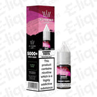 Cherry Fiesta 5000+ Nic Salt E-liquid by Al Fakher in 10ml bottle, featuring sweet cherry flavor and nicotine warning.