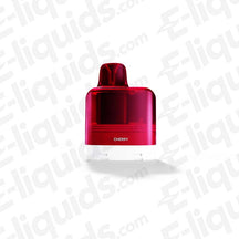 HULA Cherry Prefilled Pod with a bright red design, ideal for a 2ml vape experience with sweet cherry flavor.