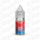 Cherry Ice Nic Salt E-liquid by Ohm Boy SLT V2 in a 10ml bottle with a refreshing menthol flavor.