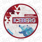 Cherry Nicotine Pouches by Iceberg with a vibrant design showcasing sweet cherry flavor and a polar bear.