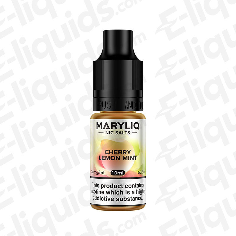 Cherry Lemon Mint Nic Salt Vape Juice by Maryliq