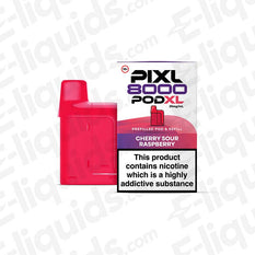 PIXL 8000 20mg Prefilled Pods Cherry Sour Raspberry