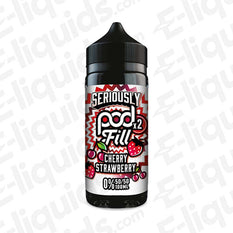 Doozy Vape Co Seriously Pod Fill 2 Cherry Strawberry 100ml Shortfill E-liquid