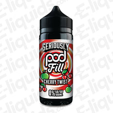 Doozy Vape Co Seriously Pod Fill Cherry Twist 100ml Shortfill E-liquid